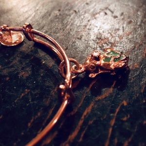 Alex & Ani Frog Prince Rose Gold Bangle